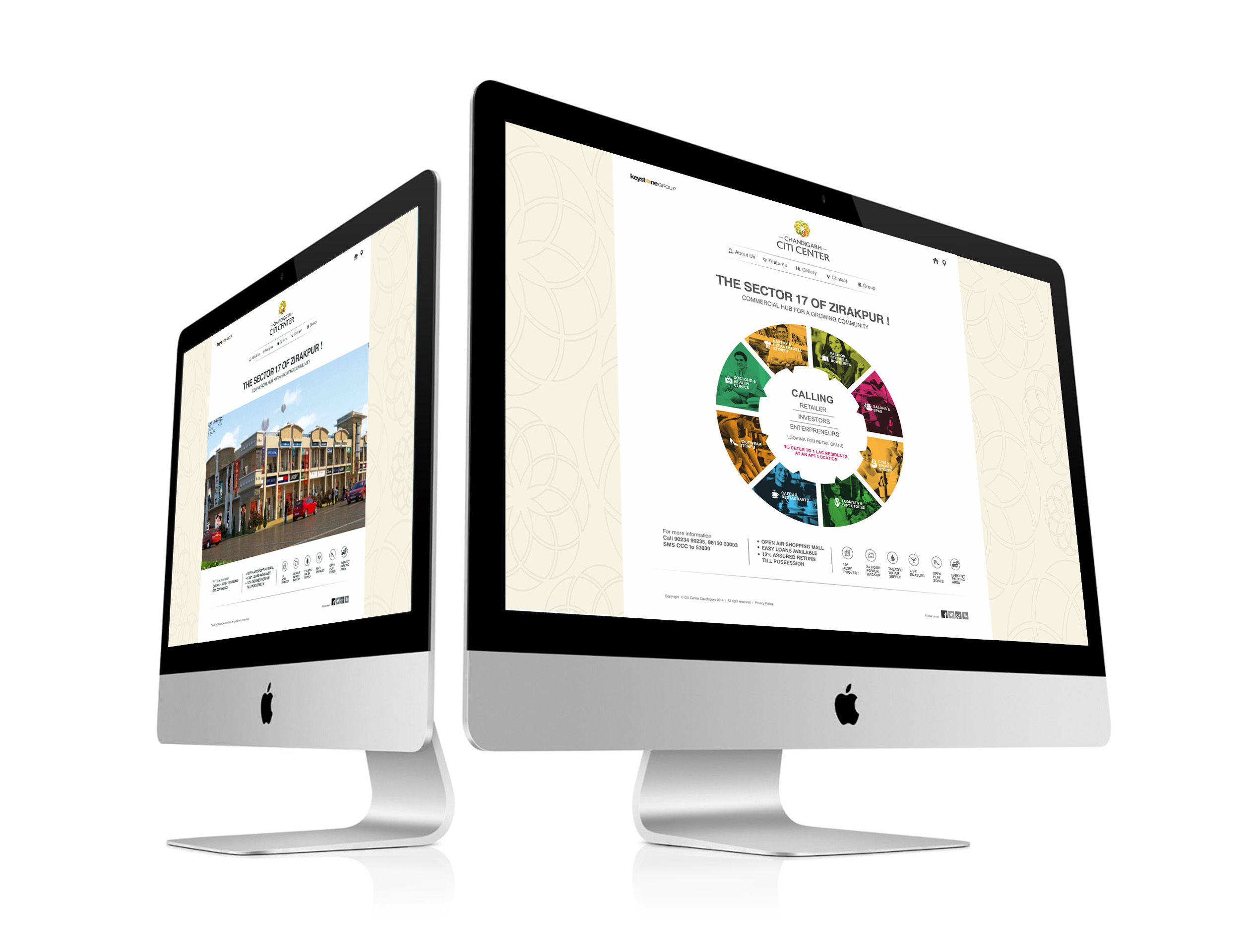 Chandigarh City Center Website Design