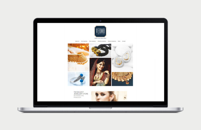 Verma Jewellers Website Design