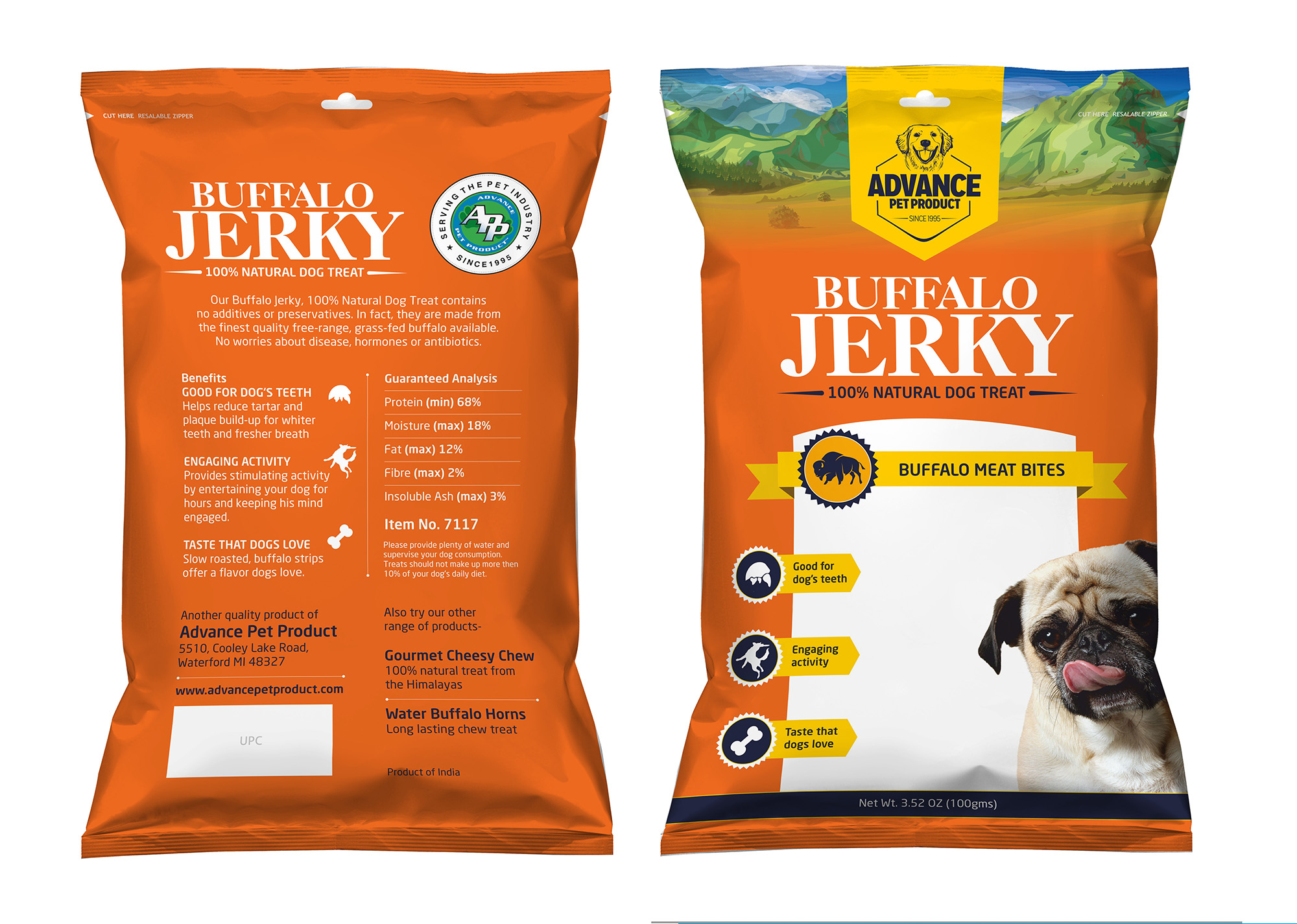 Buffalo Jerky Packaging Design