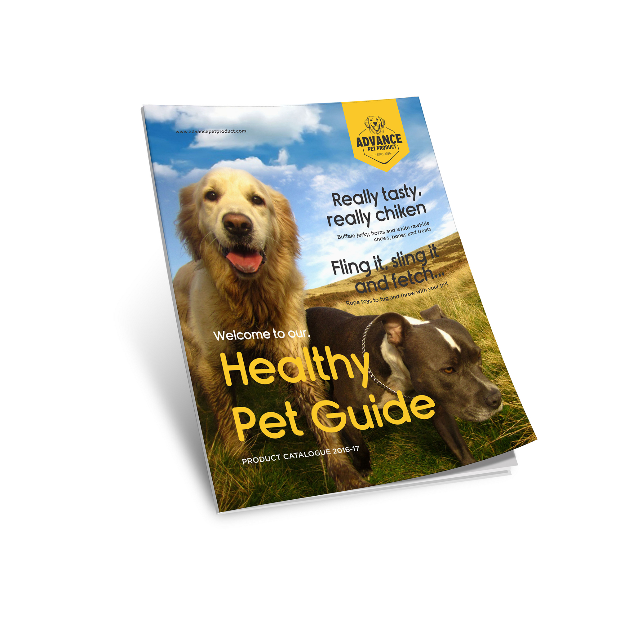 Advance Pet Product Catalog Design