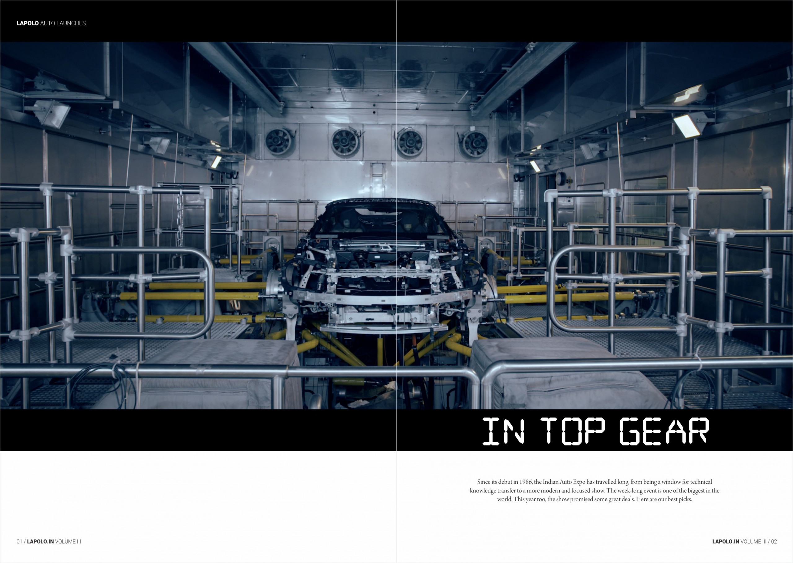 Auto Expo Magazine Layout Design
