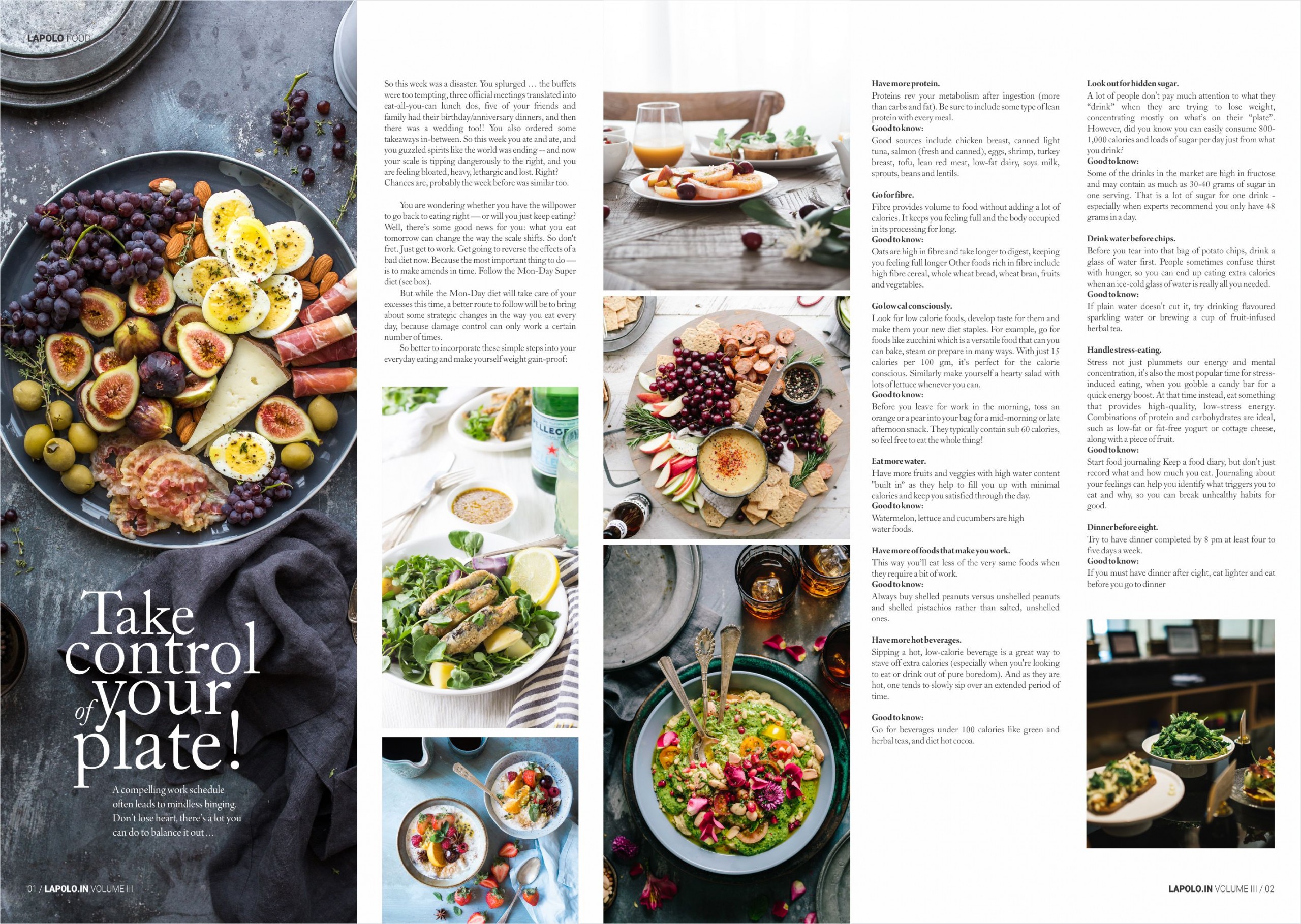 Food Magzine Layout Design