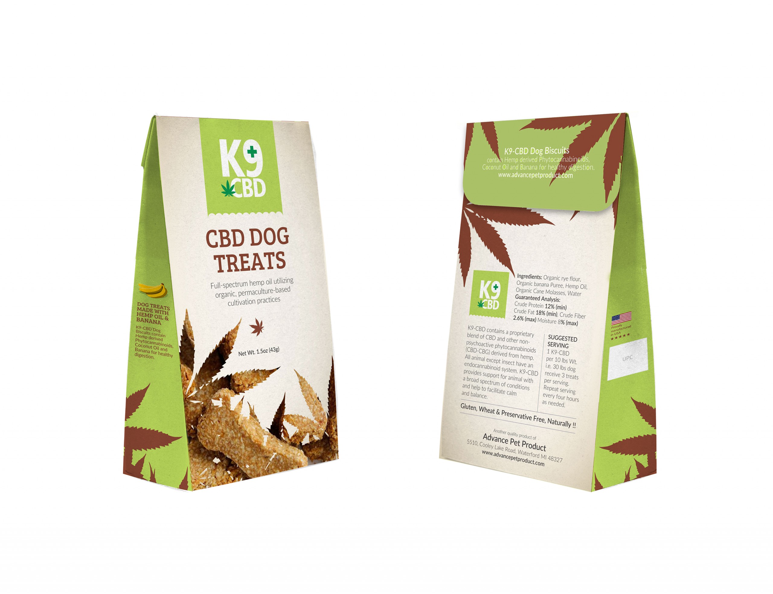 K9 CBD Packaging Design