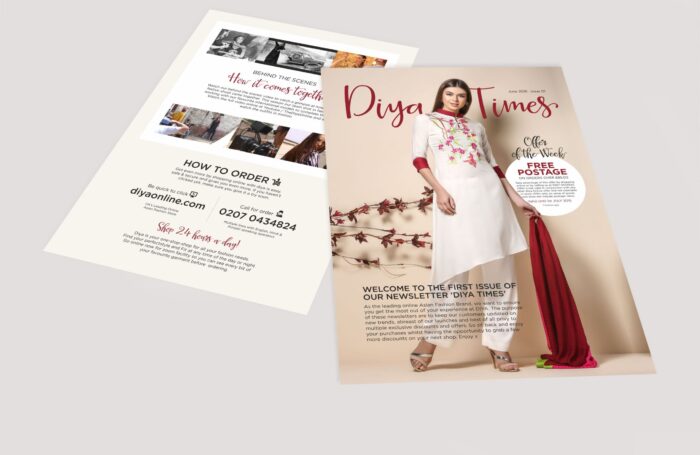 Diyaonline Newsletter Design